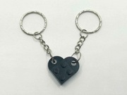 Prezent, Breloczek dla Par, LEGO serce