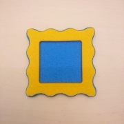 Filcowa ramka na zdjęcie, z magnesem