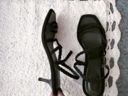 Świetne unikatowe skórzane sandały klapki hm premium 