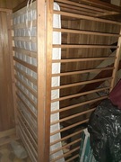 Tradycyjne łóżeczko drewniane 