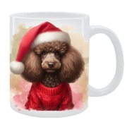 KUBEK Z PSEM Pudel średni - IDEALNY PREZENT, PERSONALIZACJA,24HWYS