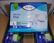 Pieluchy (84 sztuk) na rzepy TENA ProSkin Slip SUPER rozmiar L 