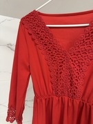 Sukienka elegancka czerwona