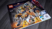 (  JAK NOWE ) lego 76128 super heroes spider man bitwa z molten marvel