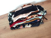 mega paka zestaw ubran damskich croptopy 36S 38M koszulki bluzki t-shirty