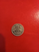 Moneta 1 Marka DDR 1977