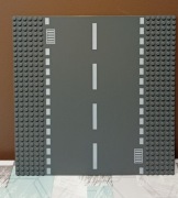 Ulica, skrzyżowanie droga szara Lego 
