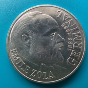 100 franków 1985 Francja  Stulecie powieści E. Zoli Germinal Ag 0,900  15 g