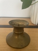 Świecznik mosiądz mosiężny z mosiądzu mosiądze vintage nie donica wazon