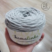 KamaLINKA nr 210 szary sznurek bawełniany 5mm bez rdzenia 100m