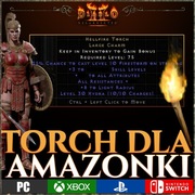 Diablo 2 Resurrected Torch Dla Amazonki Amazon Pochodnia XBOX NINTENDO PS5