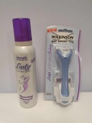 maszynka wilkinson i pianka do golenia dla kobiet