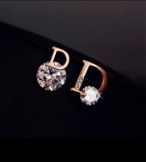 Kolczyki damskie z cyrkoniami jak DIOR !! 