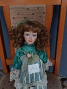 Kolekcjonerska Lalka porcelanowa 44cm.w super stanie