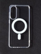 Etui/case przezroczyste z magsafe Samsung s25 Edge