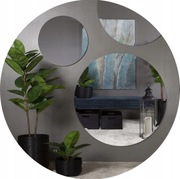 LUSTRO OKRĄGŁE SZLIFOWANE 90cm DO ŁAZIENKI POKOJU LUSTRO OKRĄGŁE bez ramy