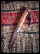 Nóż Opinel Inox Olive nr 8 Custom mod