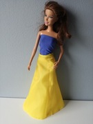 Ubranka dla lalki Barbie - sukienka