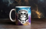 Znak zodiaku Bliznieta prezent dla ludzi urodzonych w maju czerwcu kubek