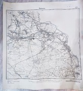 Stara niemiecka mapa Kattowitz 1912 (Katowice), arkusz 3354 – oryginał