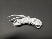 Sznurowadła 100 cm bawełniane jasno szare gołębie