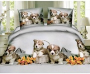 Komplet pościeli psy