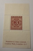 Chiny 1890 - Londyn - Reprodukcja - Z Klejem 