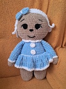 Piernikowy Ludzik  na szydełku 