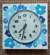 Zegar ścienny Predom Metron Kwarc PRL vintage retro lata 80