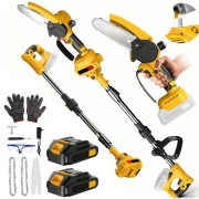 Nowa pilarka teleskopowa 2 baterie w zestawie piła 2 baterie nowa cały