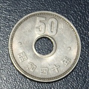JAPONIA 50 Yen z lat 1959-1966 cesarz Hirohito