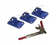 Zaciski szalunkowe 200 sztuk + klucz