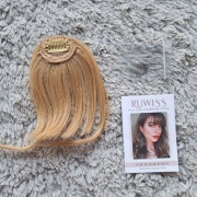 Grzywka Clip-In 100% Włosy Naturalne Remy – RUWISS Popielaty Blond Nr 105