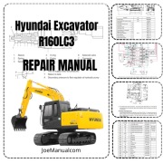 Hyundai R160LC3 Service Repair Manual Instrukcja serwisowa naprawcza