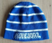 Lech Poznań czapka niebieska w białe paski
