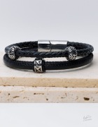 Skórzana Bransoletka dla Mężczyzn z Charakterem