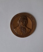 Moneta / medal z brązu - Franciszek Karpiński - Przedborów, 1987 - PRL