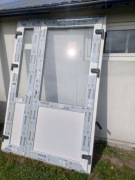 Drzwi zewnętrzne nowe Pcv 210*140 z klamką białe 