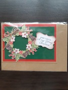 Ręcznie robiona kartka na święta Bożego Narodzenia