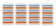 Wkłady 16szt nożyki gillette fusion 5 + GRATIS