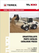 Katalog części TEREX TL 100 w jz. Angielskim 