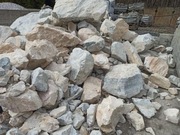 Głaz Kremowy Duży Kamień Skała Bryła Biała Lazurowa ogrodowy Andrychów