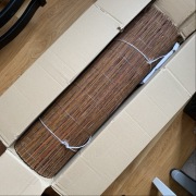 Mata wiklinowa 80x500 gęsta sztywna osłona na balkon + opaski zaciskow