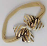 Opaska do włosów na głowę kokardka wesele roczek urodziny paseczki