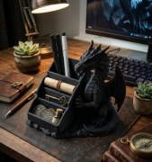 Smok Organizer na biurko kredki długopisy 3D 15x16x14cm