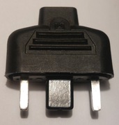 Stary wtyk antenowy TV symetryczny WAS-12 PRL wtyczka antenowa Unitra Diora