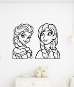 Anna i Elza. Obraz z drewna 