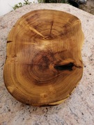 Półmisek z drewna taca z drewna akacja na orzechy, przekąski, prezent