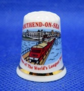 Naparstek Kolekcjonerski Porcelanowy Southend On Sea
