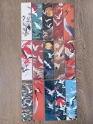 15 kartonowych zakładek do książek z żurawiami